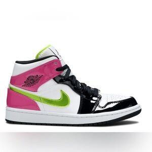 air jordan 1 se mid cyber active fuchsia